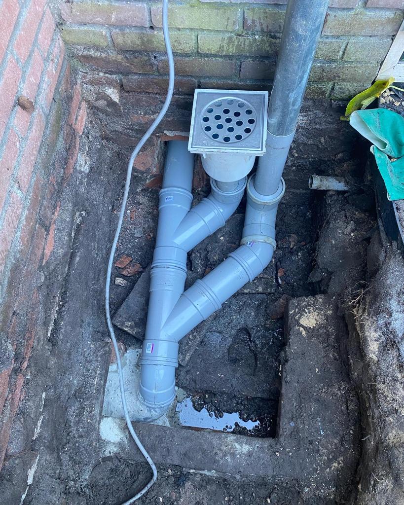 nieuw rioolputje in Beemster (Oost-West-Zuid)